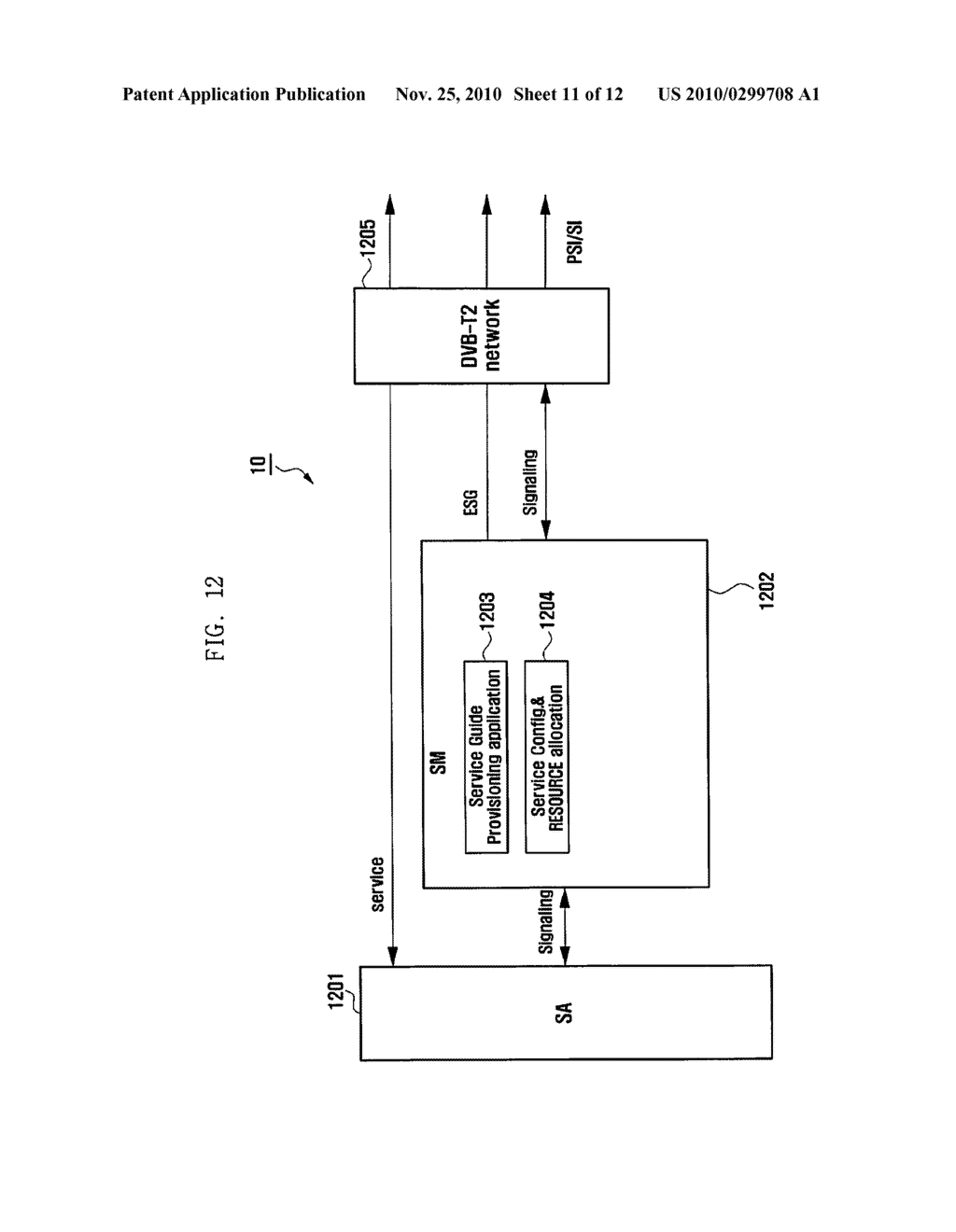 METHOD AND APPARATUS FOR TRANSMITTING AND RECEIVING MULTI-FORMAT DIGITAL BROADCASTS - diagram, schematic, and image 12