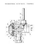 Water flushing device for floor toilet diagram and image