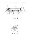 Water flushing device for floor toilet diagram and image