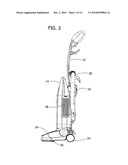 DUAL MOTOR UPRIGHT VACUUM CLEANER diagram and image