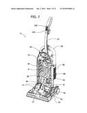 DUAL MOTOR UPRIGHT VACUUM CLEANER diagram and image