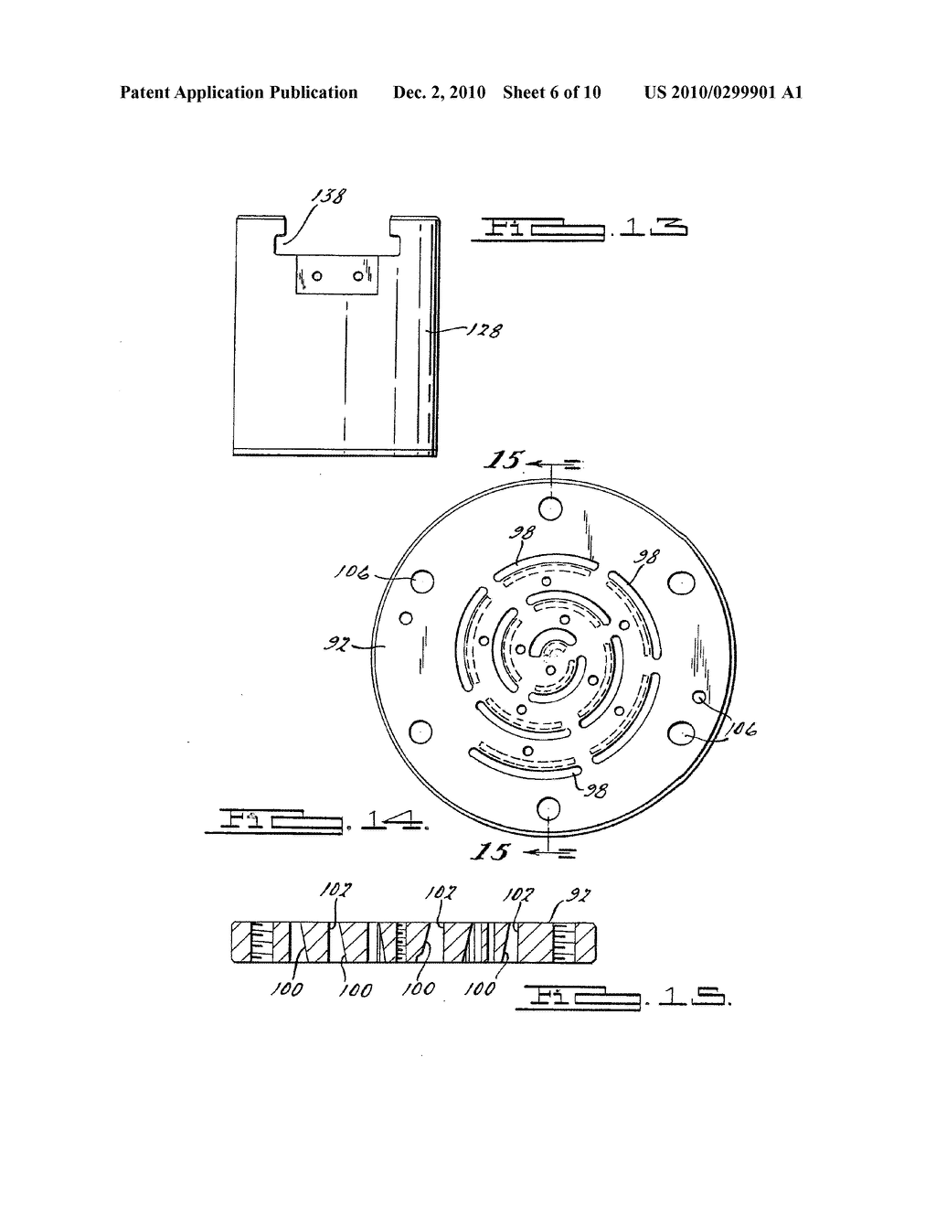 Powdered metal process tooling and method of assembly - diagram, schematic, and image 07