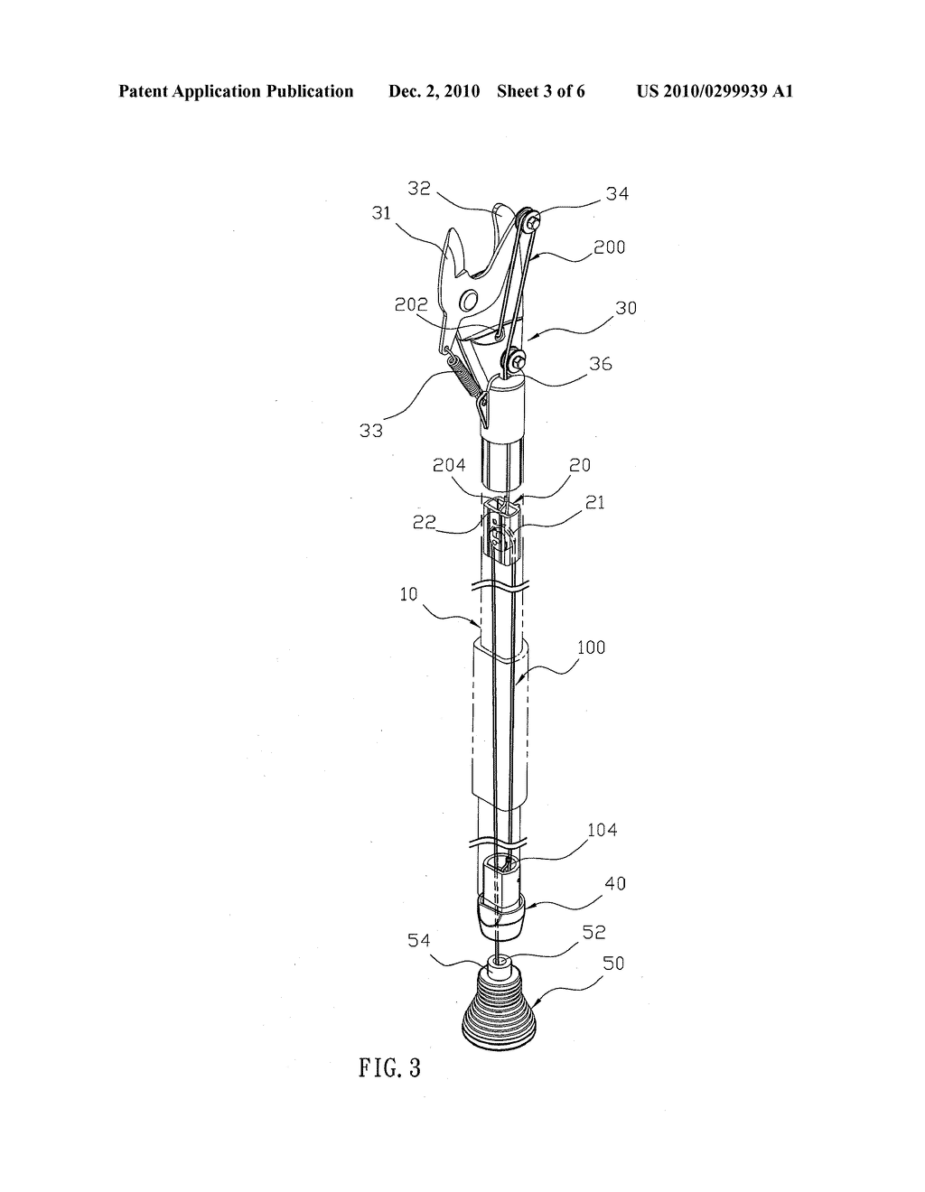 Pruning Hook Having An Energy-Saving Function - diagram, schematic, and image 04