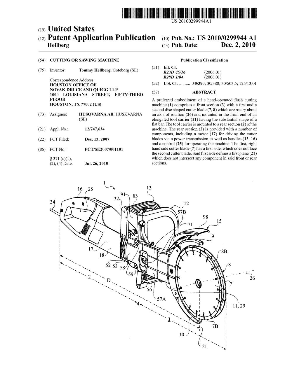 CUTTING OR SAWING MACHINE - diagram, schematic, and image 01