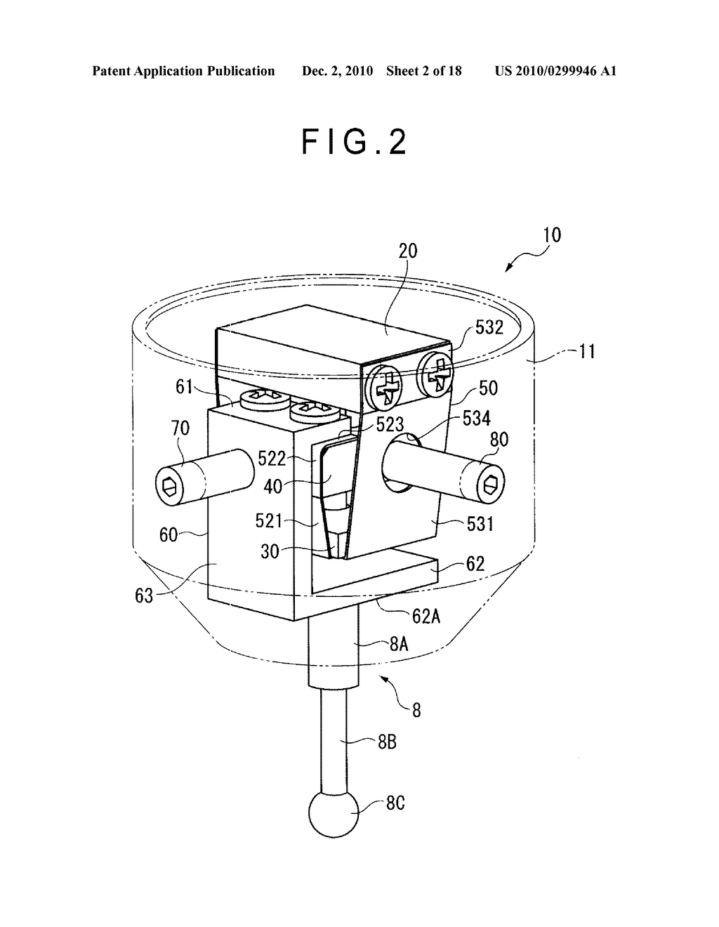 ALIGNMENT ADJUSTING MECHANISM AND MEASURING INSTRUMENT - diagram, schematic, and image 03