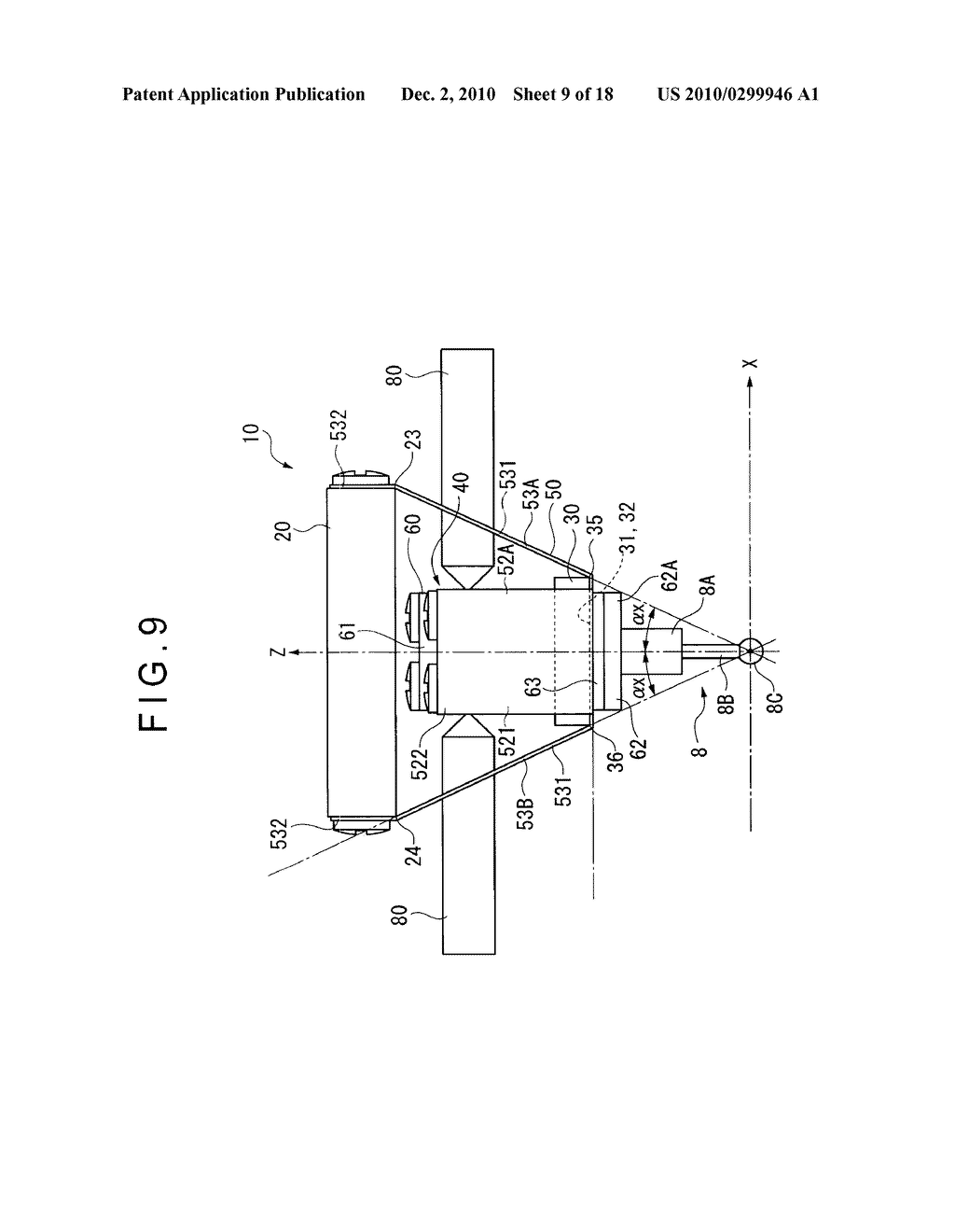 ALIGNMENT ADJUSTING MECHANISM AND MEASURING INSTRUMENT - diagram, schematic, and image 10