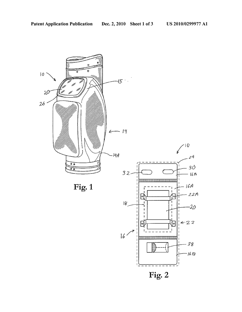 FRAME/TEMPLATE FOR SECURING A VIDEO SCREEN TO A GOLF BAG OR OTHER ITEM AND METHOD THEREFOR - diagram, schematic, and image 02