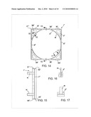 DUAL FUNCTION PACKING BRACKETS FOR TAPERED ARCHITECTURAL COLUMNS diagram and image