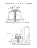 MOUNTING DEVICE FOR FRAMEWORKS AND METHOD diagram and image