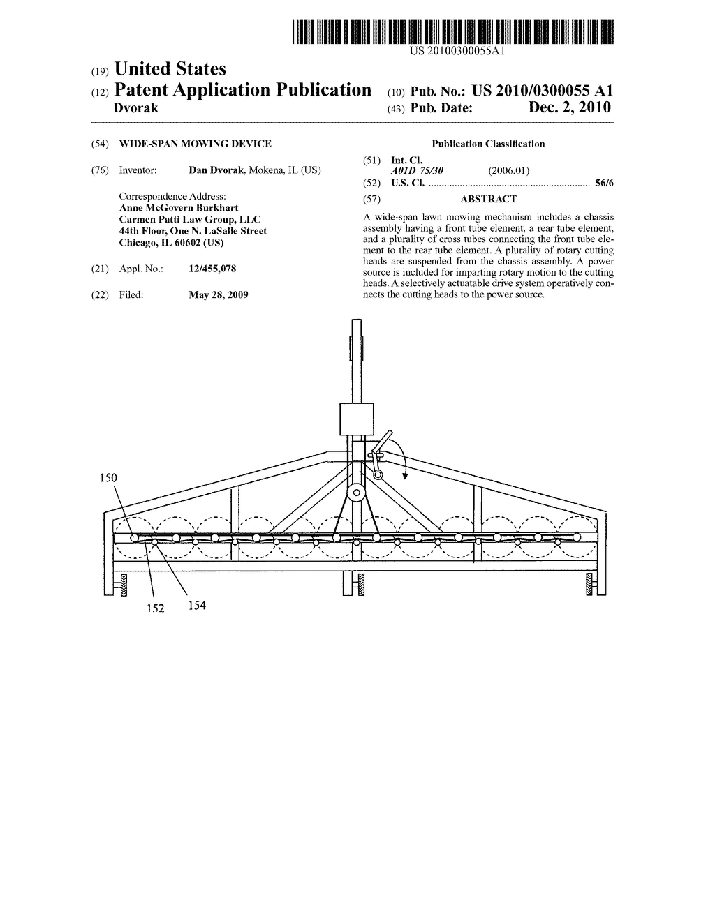 Wide-span mowing device - diagram, schematic, and image 01