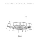 Airflow-cooling apparatus for a ceiling air-conditioning circulation machine diagram and image