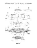 Airflow-cooling apparatus for a ceiling air-conditioning circulation machine diagram and image