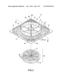 Airflow-cooling apparatus for a ceiling air-conditioning circulation machine diagram and image