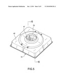 Airflow-cooling apparatus for a ceiling air-conditioning circulation machine diagram and image