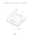 Airflow-cooling apparatus for a ceiling air-conditioning circulation machine diagram and image