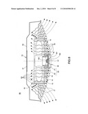 Airflow-cooling apparatus for a ceiling air-conditioning circulation machine diagram and image