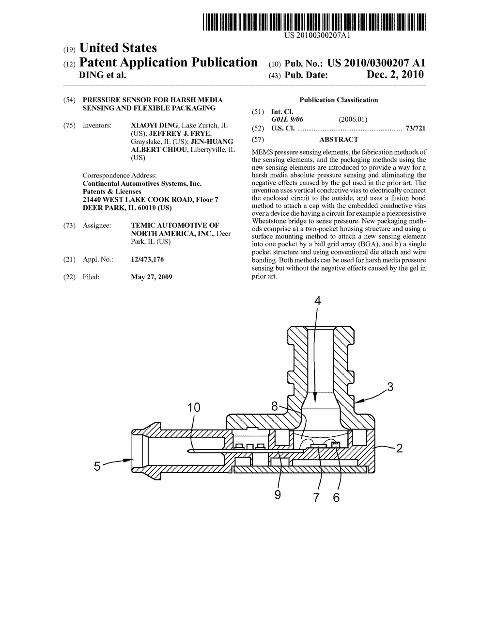 PRESSURE SENSOR FOR HARSH MEDIA SENSING AND FLEXIBLE PACKAGING - diagram, schematic, and image 01