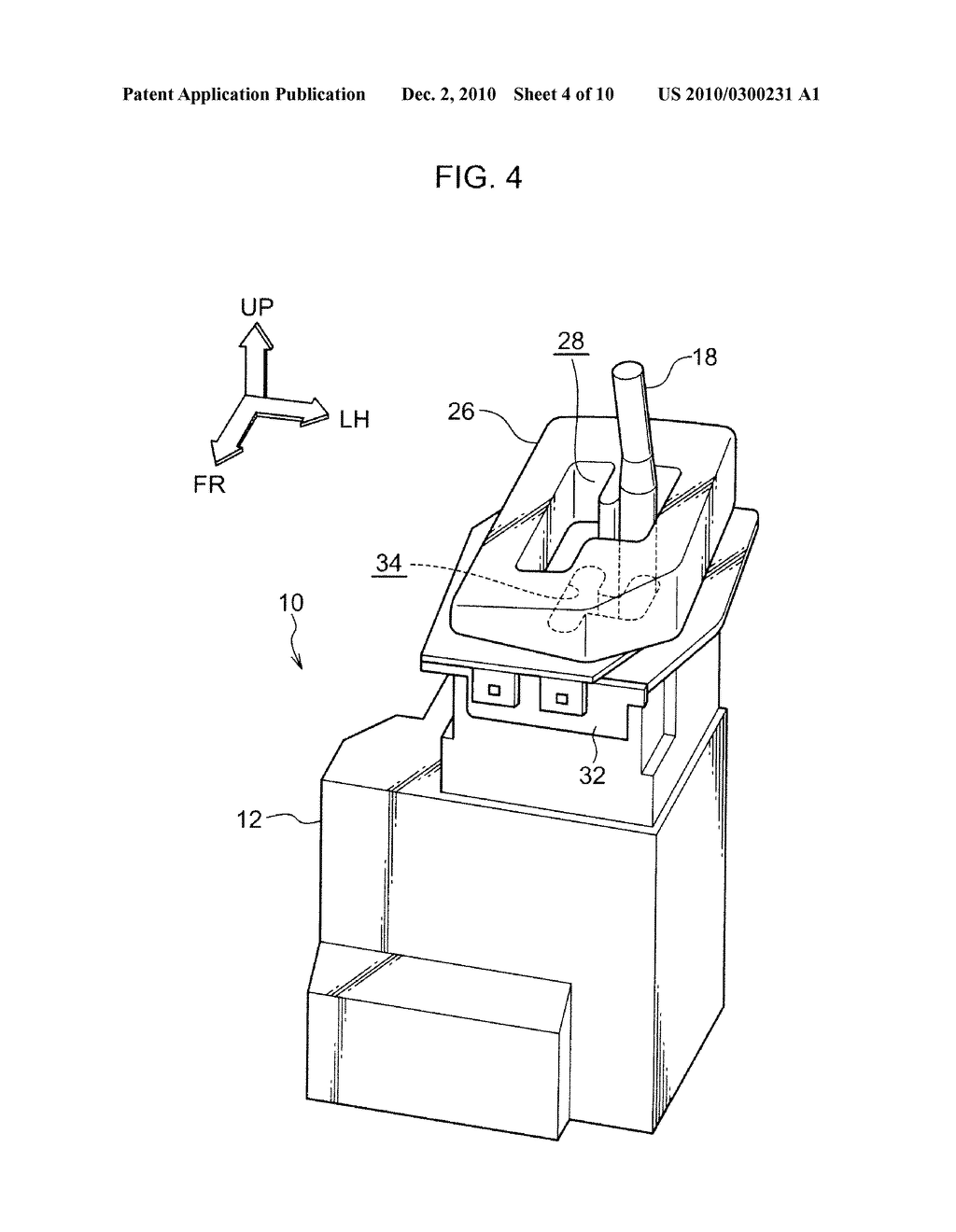 SHIFT LEVER DEVICE - diagram, schematic, and image 05