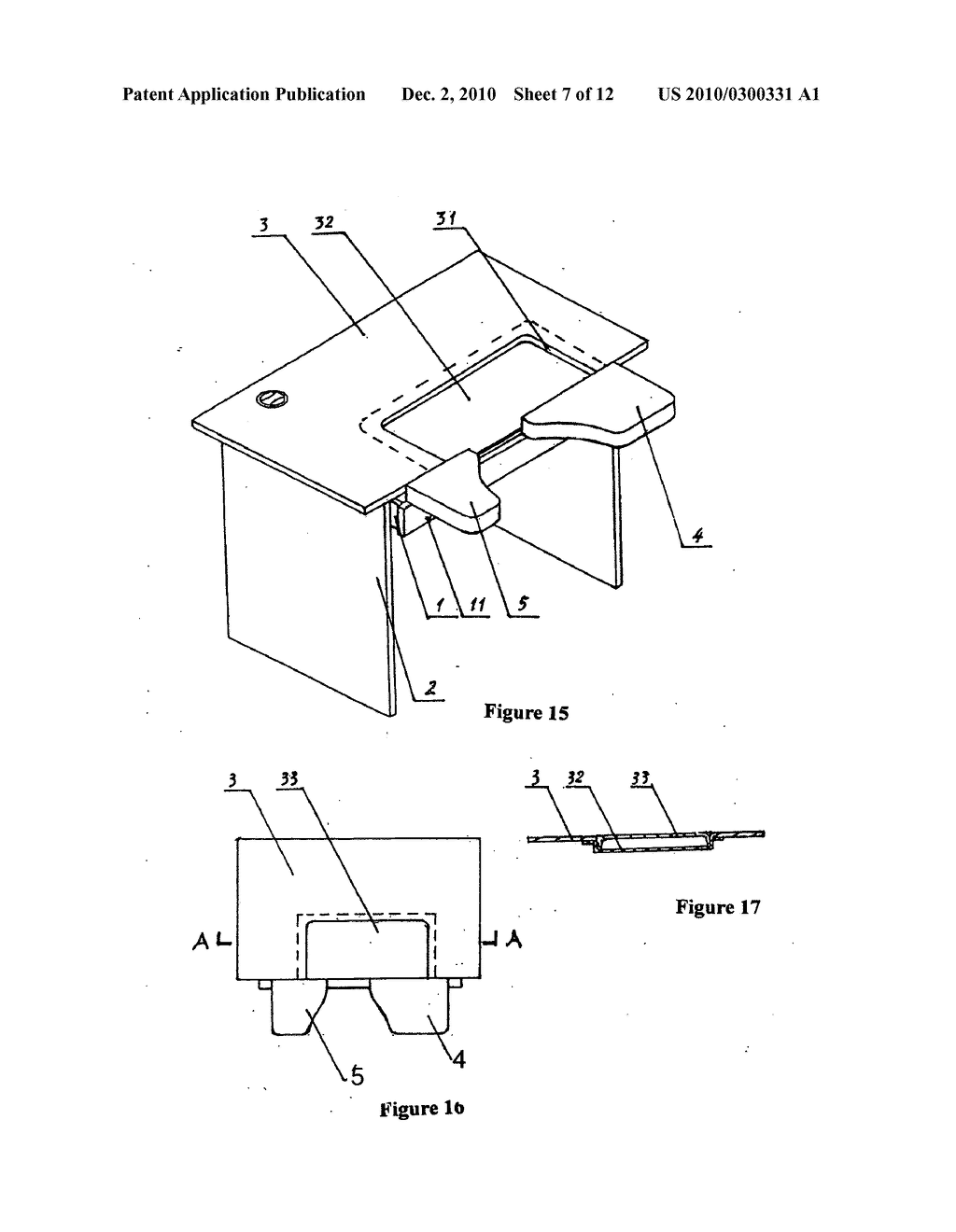 COMPUTER DESK WITH A DRAWER CONNECTED WITH ELBOW SUPPORT BOARDS - diagram, schematic, and image 08
