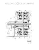 SPIRAL WINDING MACHINE WITH MOTORIZED COILS diagram and image