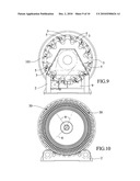 SPIRAL WINDING MACHINE WITH MOTORIZED COILS diagram and image