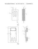  HEAT TRANSFER DEVICE COMBINED A FLATTEN LOOP HEAT PIPE AND A VAPOR CHAMBER diagram and image