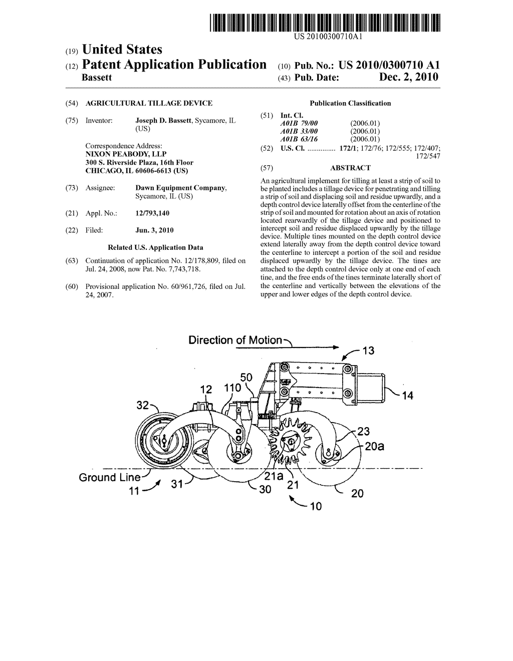 AGRICULTURAL TILLAGE DEVICE - diagram, schematic, and image 01