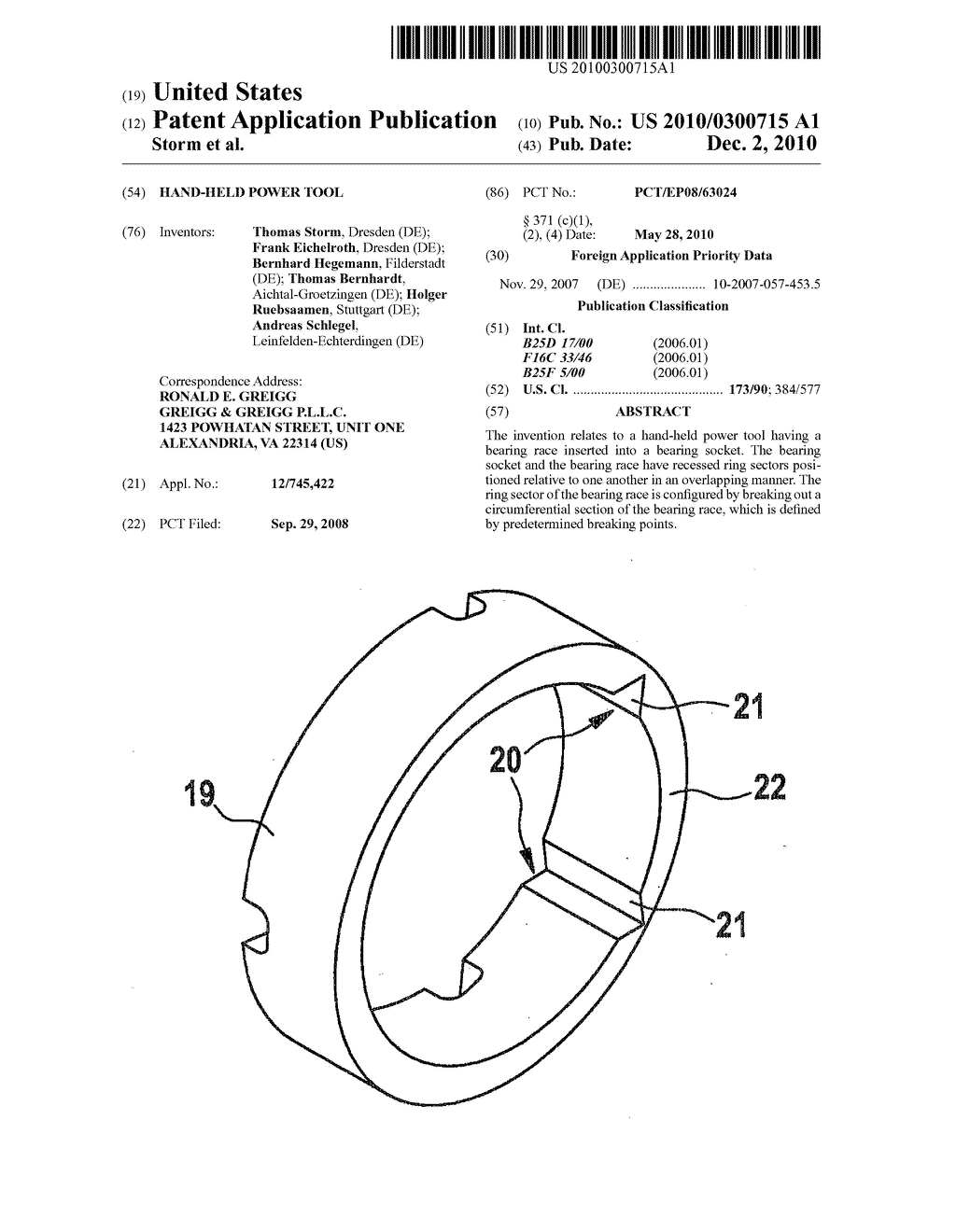 HAND-HELD POWER TOOL - diagram, schematic, and image 01