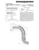 DEVICE AND METHOD FOR CONVEYING AND SIMULTANEOUSLY STABILISING FLEXIBLE, TWO-DIMENSIONAL OBJECTS diagram and image