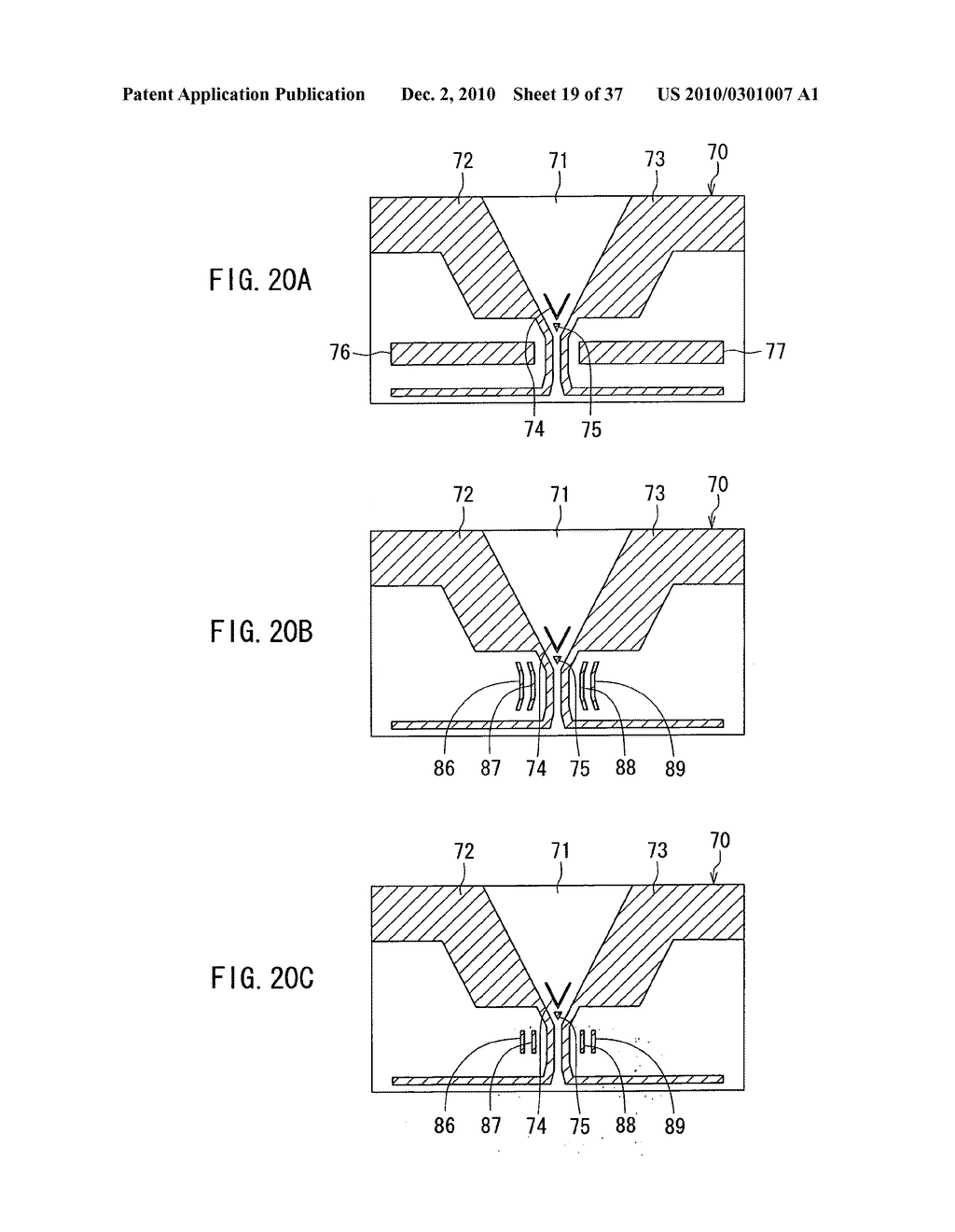 Method of manufacturing magnetic head for perpendicular magnetic recording including two side shields - diagram, schematic, and image 20