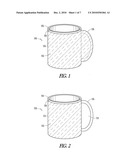 REUSABLE MUG COVER AND KITS AND METHODS RELATED THERETO diagram and image