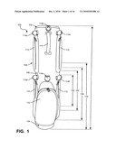 Golf Bag or Other Shoulder-Borne Device Having Double Strap to Single Strap Convertibility diagram and image