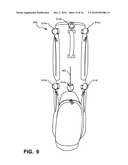 Golf Bag or Other Shoulder-Borne Device Having Double Strap to Single Strap Convertibility diagram and image