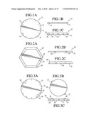 Container with flyer disc member diagram and image