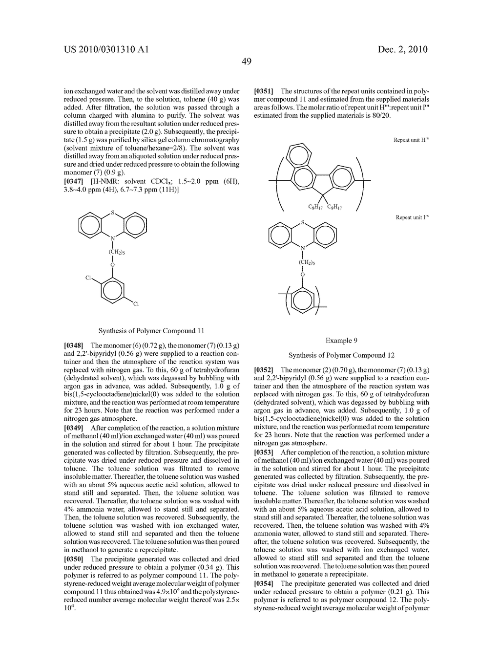 POLYMER AND POLYMERIC LUMINESCENT ELEMENT EMPLOYING THE SAME - diagram, schematic, and image 50