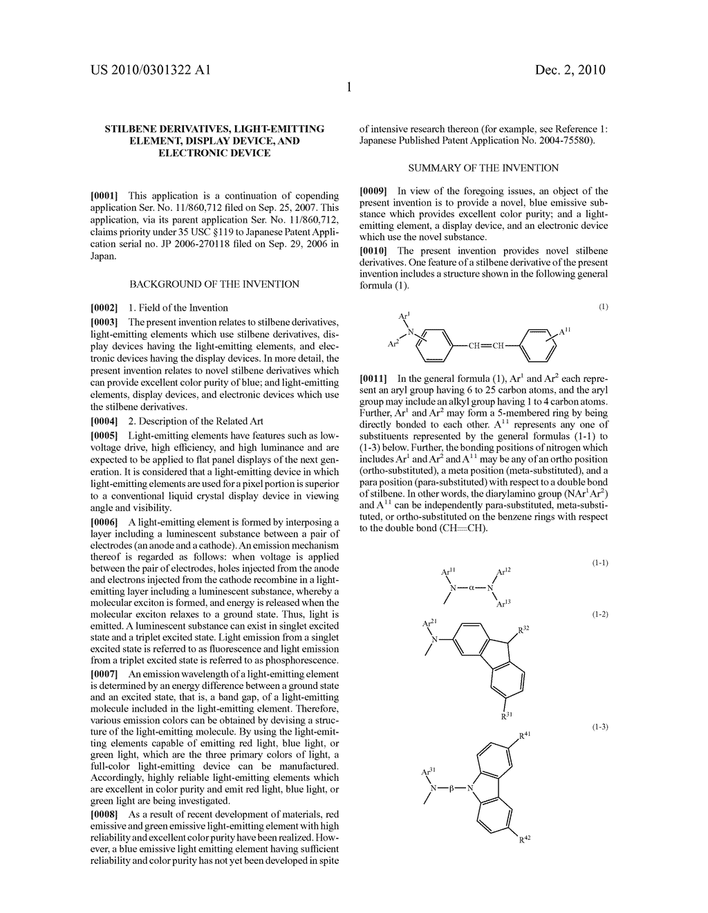 Stilbene Derivatives, Light-Emitting Element, Display Device, and Electronic Device - diagram, schematic, and image 28