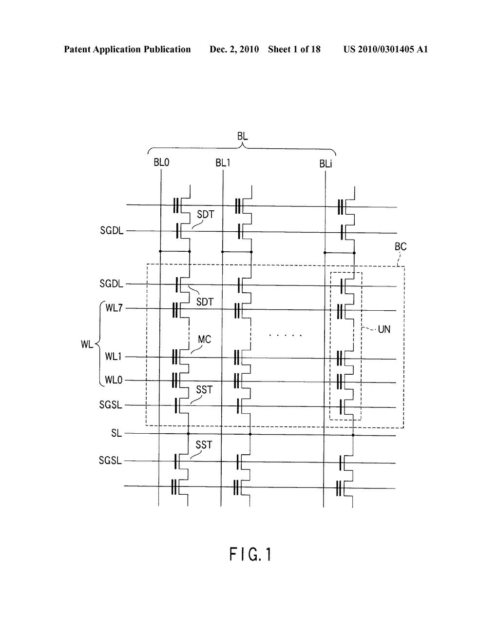 NONVOLATILE SEMICONDUCTOR MEMORY DEVICE AND MANUFACTURING METHOD THEREOF - diagram, schematic, and image 02