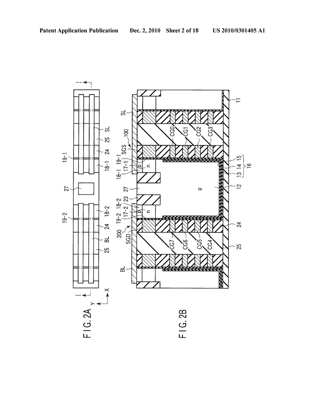 NONVOLATILE SEMICONDUCTOR MEMORY DEVICE AND MANUFACTURING METHOD THEREOF - diagram, schematic, and image 03