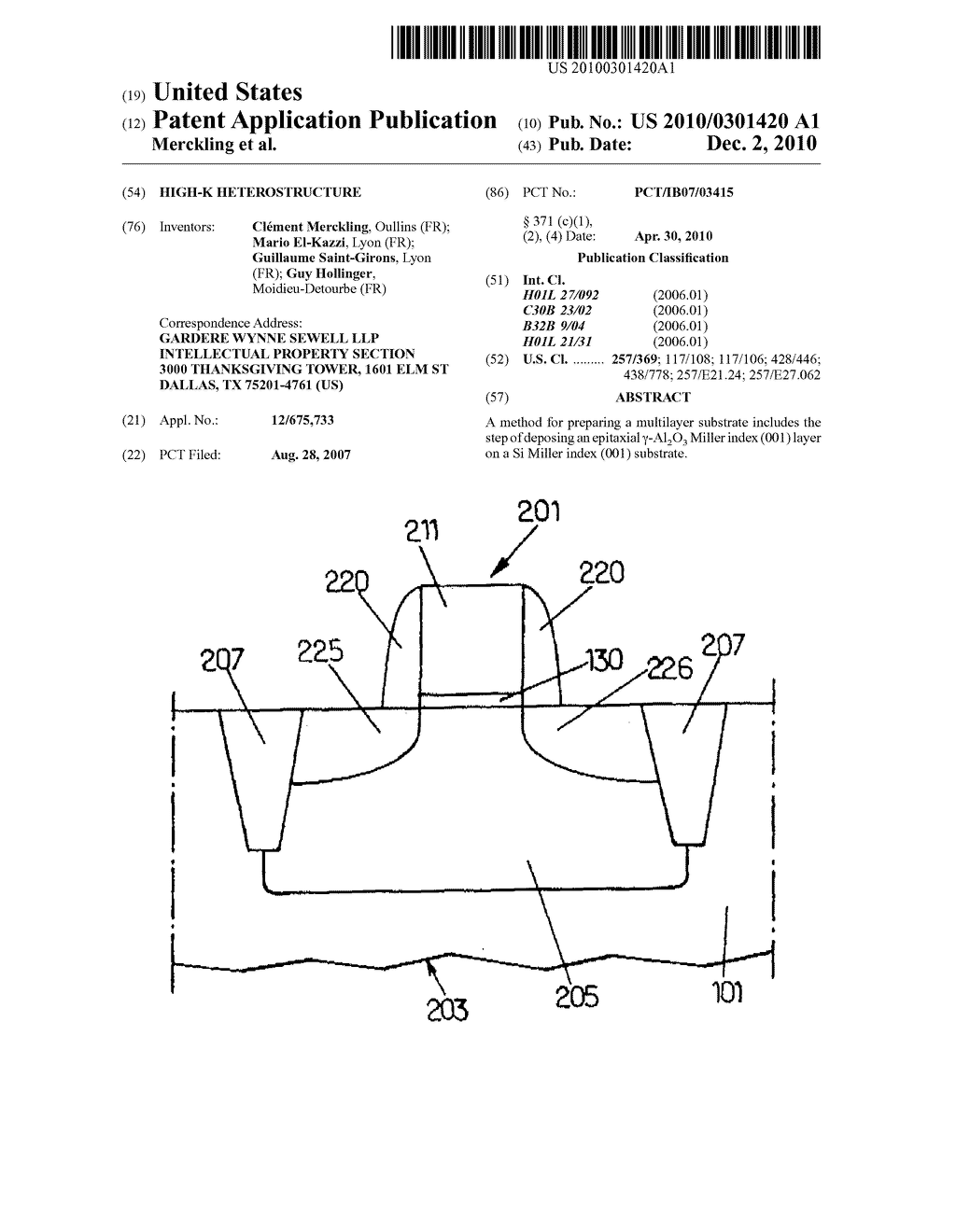 HIGH-K HETEROSTRUCTURE - diagram, schematic, and image 01