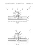 STRAIN ENHANCEMENT IN TRANSISTORS COMPRISING AN EMBEDDED STRAIN-INDUCING SEMICONDUCTOR ALLOY BY CREATING A PATTERNING NON-UNIFORMITY AT THE BOTTOM OF THE GATE ELECTRODE diagram and image