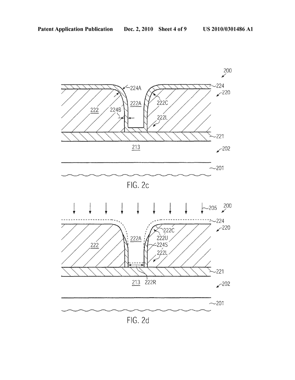 HIGH-ASPECT RATIO CONTACT ELEMENT WITH SUPERIOR SHAPE IN A SEMICONDUCTOR DEVICE FOR IMPROVING LINER DEPOSITION - diagram, schematic, and image 05