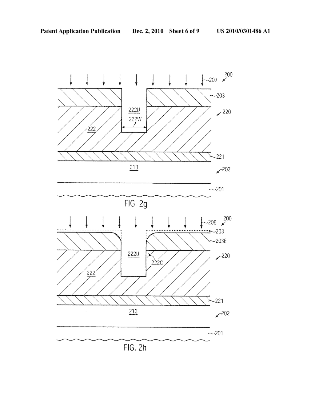 HIGH-ASPECT RATIO CONTACT ELEMENT WITH SUPERIOR SHAPE IN A SEMICONDUCTOR DEVICE FOR IMPROVING LINER DEPOSITION - diagram, schematic, and image 07