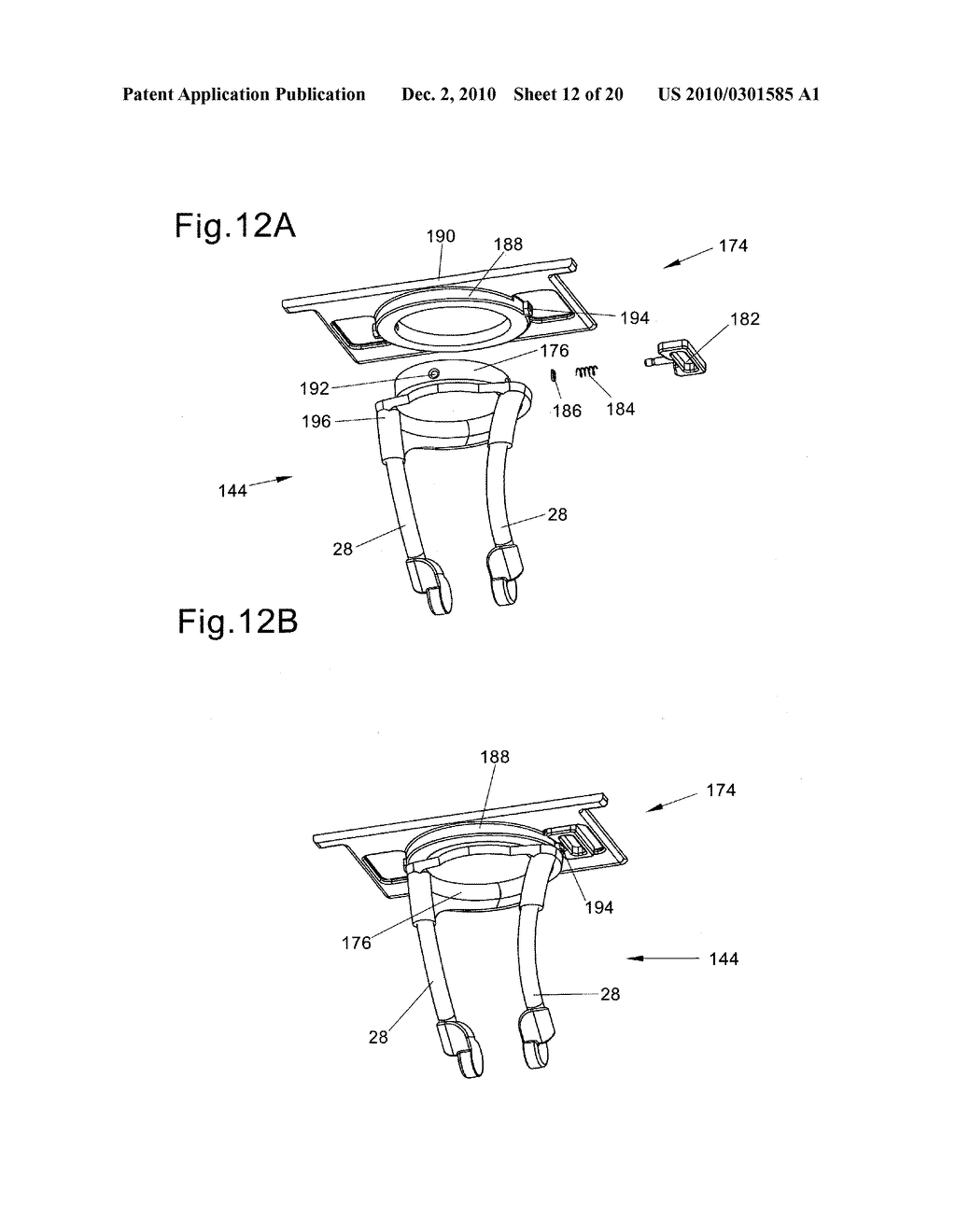 CONVERTIBLE SINGLE AND MULTI-SEAT STROLLER - diagram, schematic, and image 13