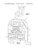 SEAT ASSEMBLY HAVING A MOVEABLE HEAD RESTRAINT ASSEMBLY diagram and image