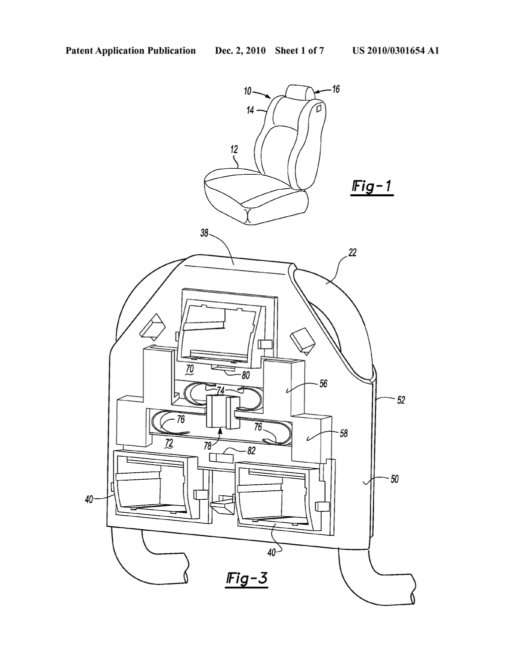 SEAT ASSEMBLY HAVING A MOVEABLE HEAD RESTRAINT ASSEMBLY - diagram, schematic, and image 02