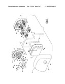 SEAT ASSEMBLY HAVING A MOVEABLE HEAD RESTRAINT ASSEMBLY diagram and image