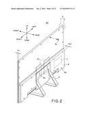 Cabinet and display apparatus diagram and image