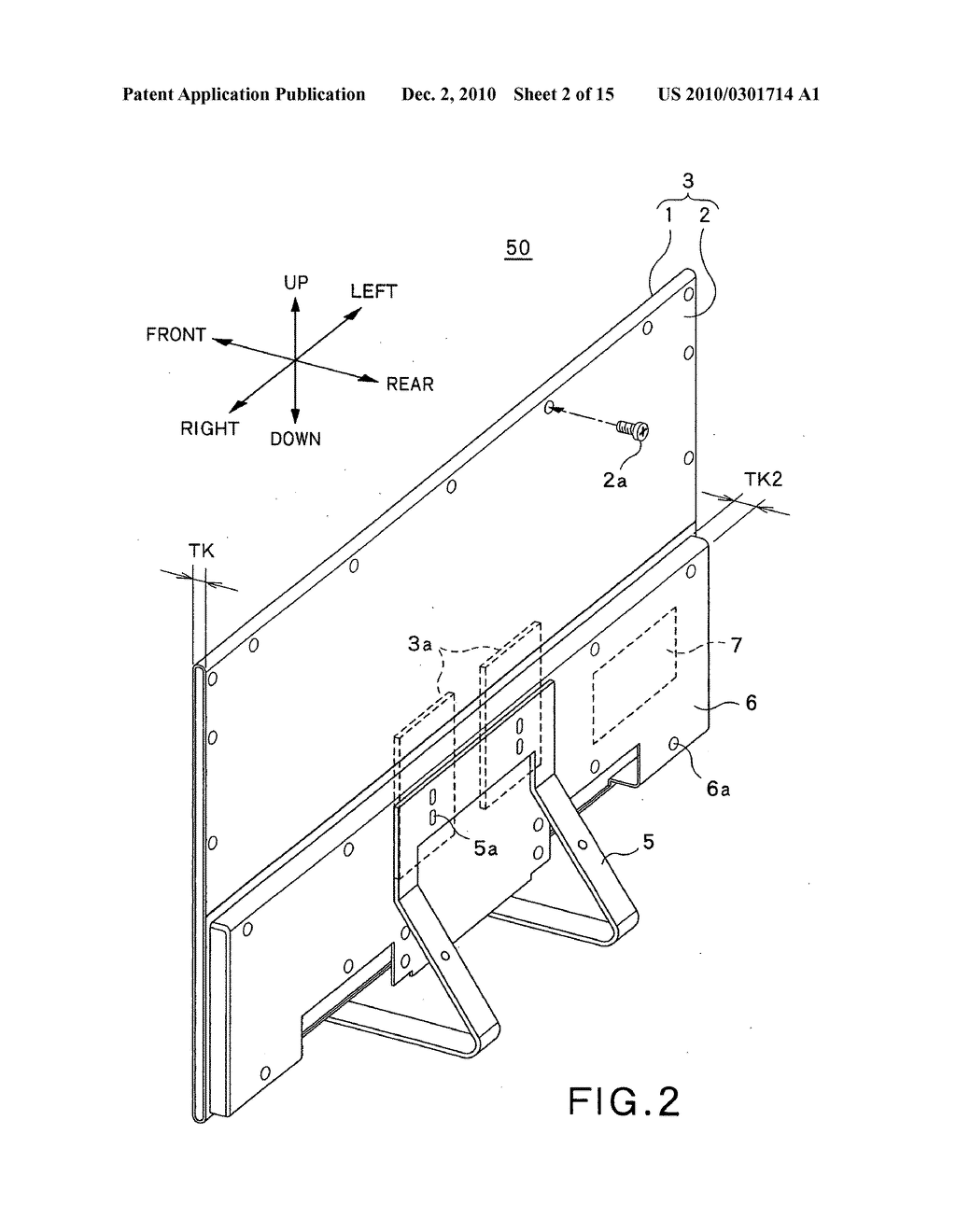 Cabinet and display apparatus - diagram, schematic, and image 03