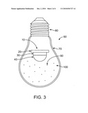 PHOSPHOR-CONTAINING LED LIGHT BULB diagram and image