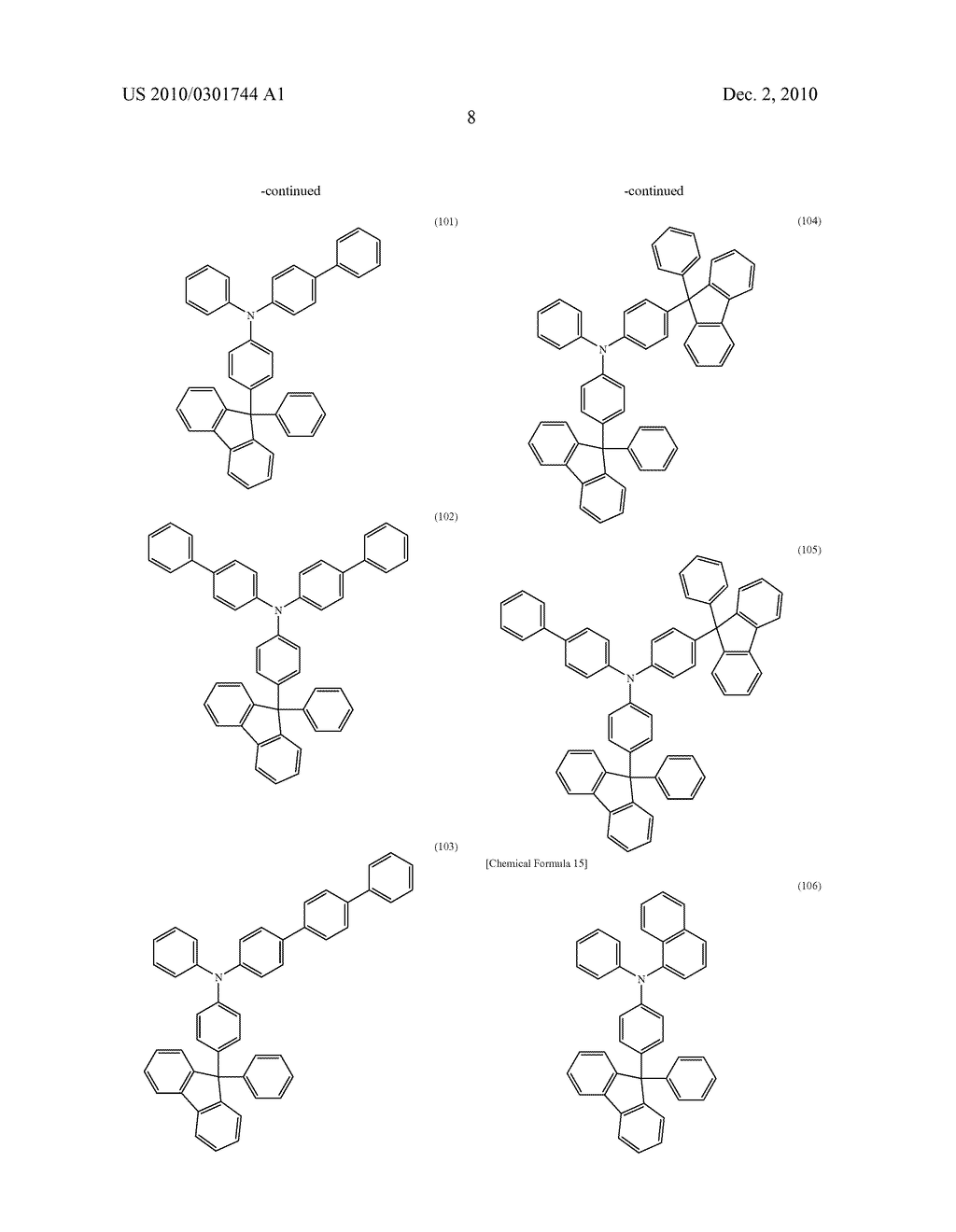 FLUORENE DERIVATIVE, LIGHT-EMITTING ELEMENT, LIGHT-EMITTING DEVICE, ELECTRONIC DEVICE, AND LIGHTING DEVICE - diagram, schematic, and image 50